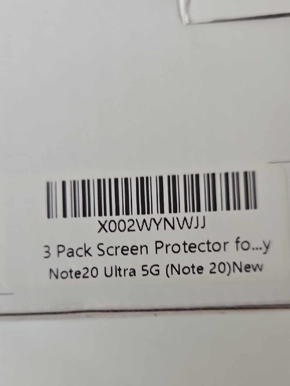 Note 20 Ultra SG Premium Tempered Glass Curved Screen Protector - Clear - Picture 6 of 7